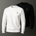 Kit 2 Blusa Moletom Gola Redonda